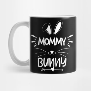 Mommy Bunny, Mama Bunny, Bunny Mom,Easter Mommy Bunny, Black Mug